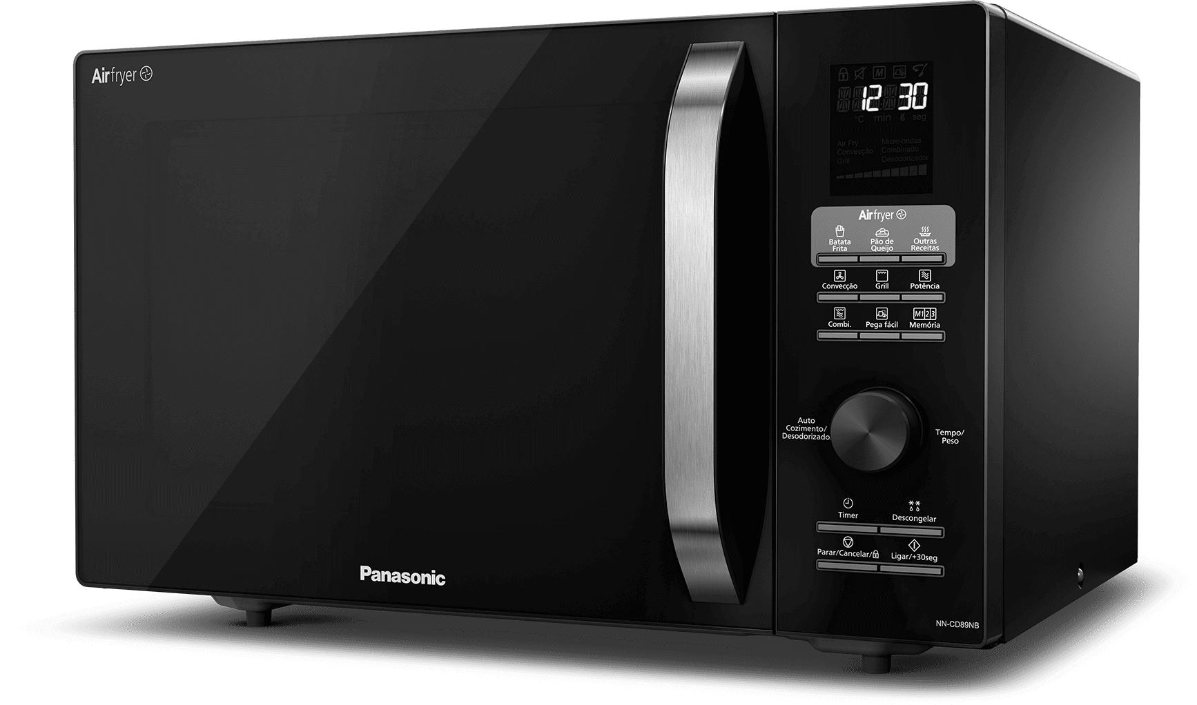 Airfryer Panasonic - imagem do eletrodoméstico em isometria