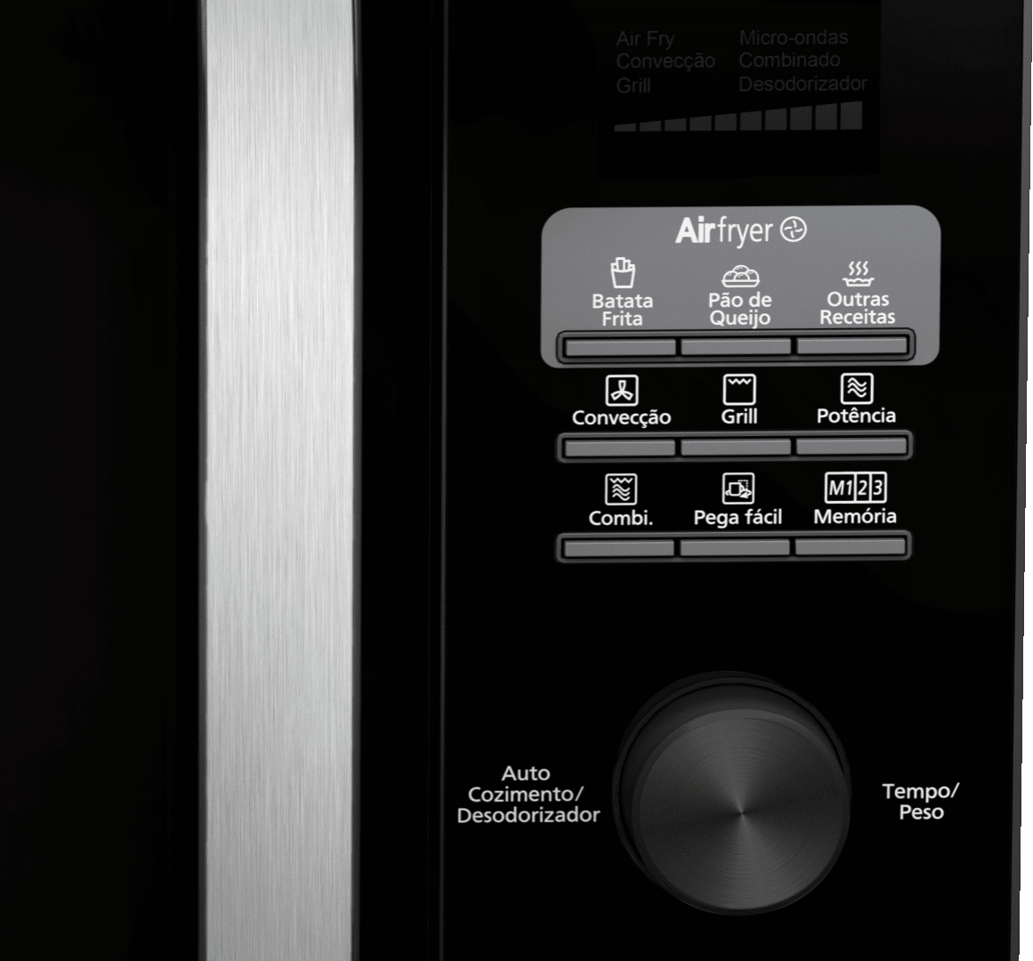 Painel Microondas Airfryer Panasonic